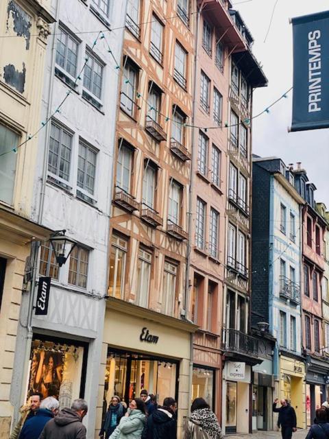 Appartamento Chez Virginie Agreable Centre Parking Rouen Esterno foto