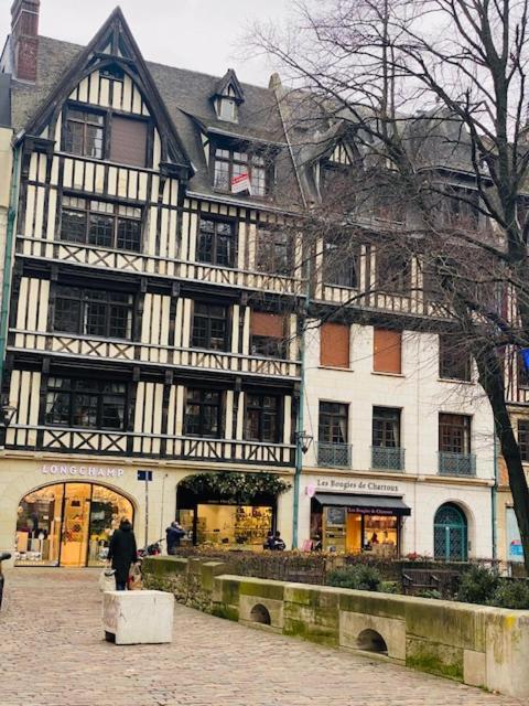 Appartamento Chez Virginie Agreable Centre Parking Rouen Esterno foto